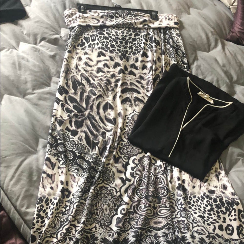 🚫🚫SOLD🚫🚫Super cute Style & Co. Maxi skirt🌼🌼